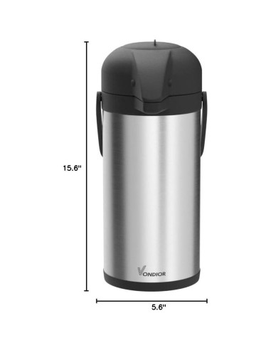 Jarra Térmica Vondior 3L Acero Inoxidable con Bomba