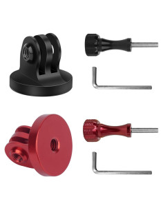 Adaptador de Montaje de Trípode Aluminio Mechrig 2 Pcs 1/4"