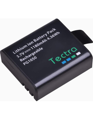 Tectra Paquete 3 Baterías PG1050 y Cargador Doble LCD 1180mAh