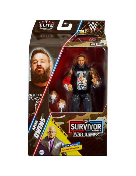Figura de Acción WWE Elite Mattel Kevin Owens 15.24 cm Figura de Acción WWE Elite Mattel Kevin Owens 15.24 cm