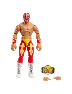 Figura de Acción Mattel WWE Elite Rey Mysterio 15 cm Detalles Realistas
