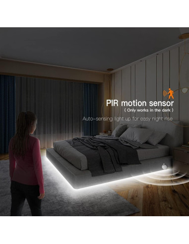 Tira LED Neón 3M CHNMALITAI Sensor Movimiento 6500K USB