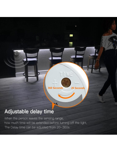 Tira LED Neón 3M CHNMALITAI Sensor Movimiento 6500K USB