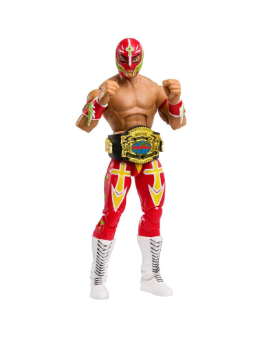 Figura de Acción Mattel WWE Elite Rey Mysterio 15 cm Detalles Realistas