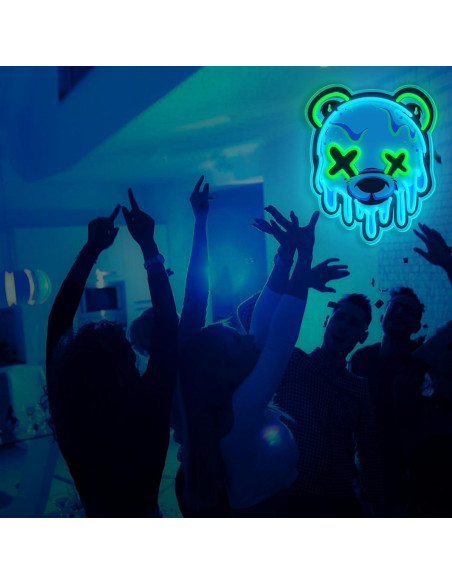Luz de Neón Oso de Hielo LED BTX-LF - Decoración Pared USB Luz de Neón Oso de Hielo LED BTX-LF - Decoración Pared USB