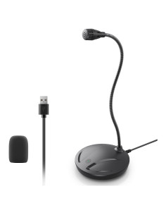 Micrófono USB de Escritorio CMOCIIY 610 con Brazo Ajustable