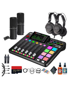 RODE RODECaster Pro II + 2 Auriculares + 2 Micrófonos + 64GB SD