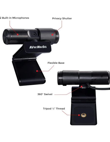 Tarjeta de Captura AVerMedia GC313Pro 1080p60 y Webcam 1080p