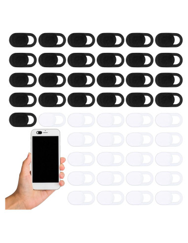 Cubiertas de Cámara para Laptop Zyghjort - 50 Piezas Ultra Delgadas