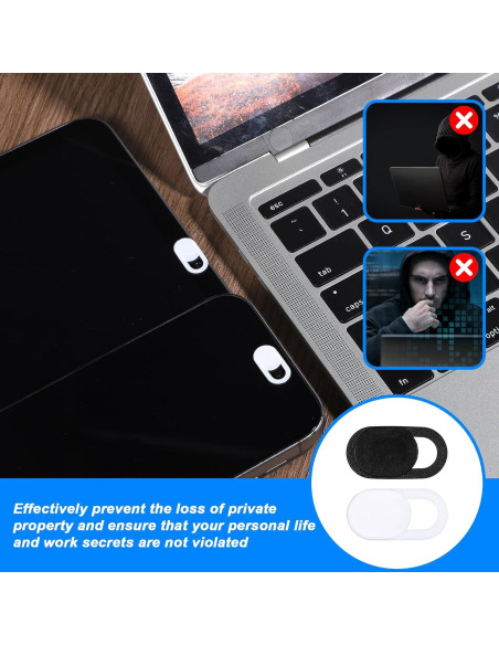 Cubiertas de Cámara para Laptop Zyghjort - 50 Piezas Ultra Delgadas