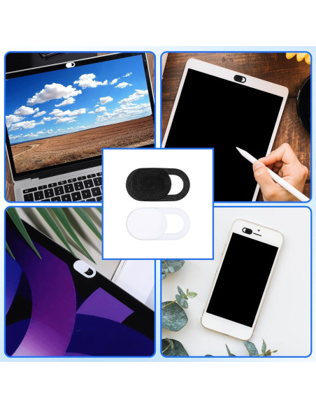 Cubiertas de Cámara para Laptop Zyghjort - 50 Piezas Ultra Delgadas