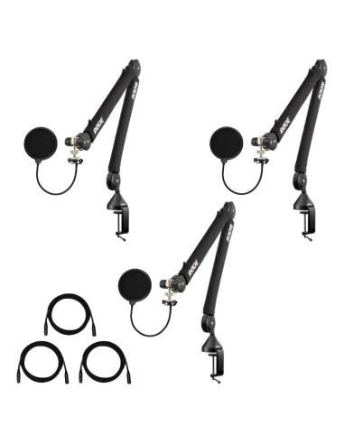 Brazo de Estudio Rode PSA1+ con Filtros Pop y Cables XLR