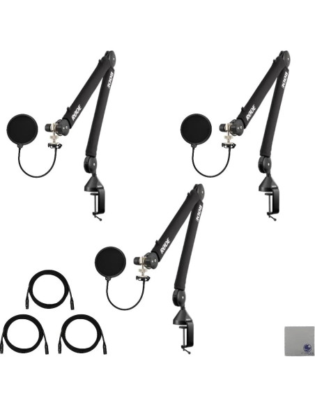Brazo de Estudio Rode PSA1+ con Filtros Pop y Cables XLR