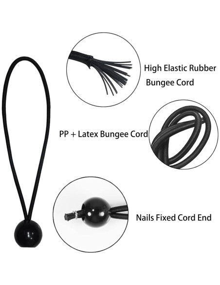 40 Clips de Agarre de Bloqueo qiyeyeye para Carpa y Lona