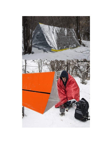 Tienda de Emergencia JUBSOSCAMP para 2 Personas 250x150 cm