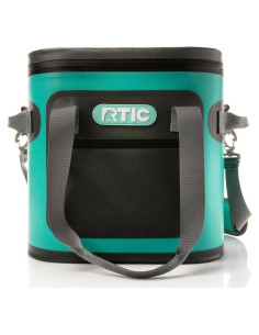 Cooler Aislado RTIC 12 Litros Verde Mar para Camping y Playa