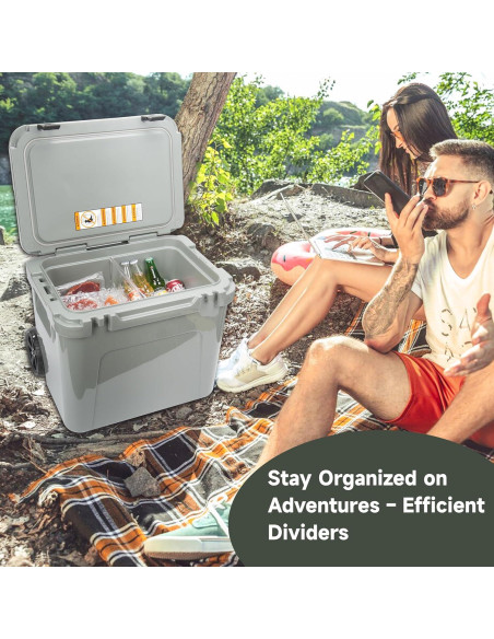 Divisor Acrílico Transparente LUVCOSY para Cooler YETI Roadie 48/60