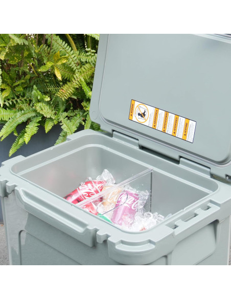 Divisor Acrílico Transparente LUVCOSY para Cooler YETI Roadie 48/60