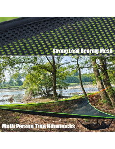 Hamaca Triangular Multi Persona Enthuney 4m 136kg Camping 2