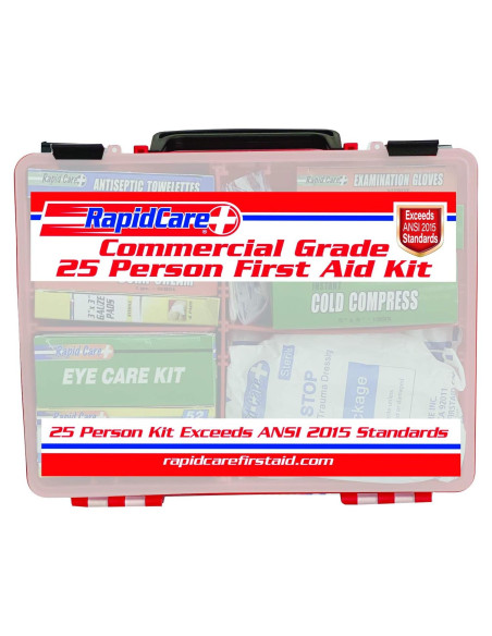 Kit de Primeros Auxilios Rapid Care 839-1-12AN para 25 Personas