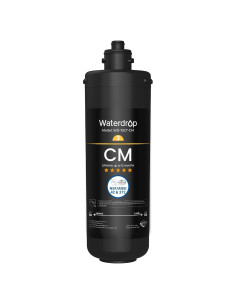 Filtro de Agua Bajo Fregadero Waterdrop WD-10CM, Reemplazo 12 Meses