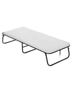 Cama Plegable para Huéspedes BestMassage 195x79 cm con Colchón