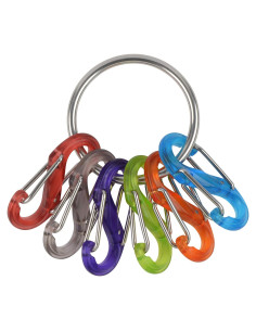 Anillo de Llaves NITE IZE KRG-03-01 Acero Inoxidable Negro