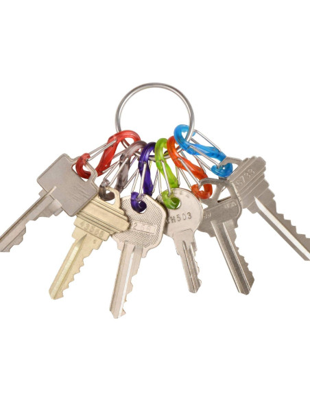 Anillo de Llaves NITE IZE KRG-03-01 Acero Inoxidable Negro