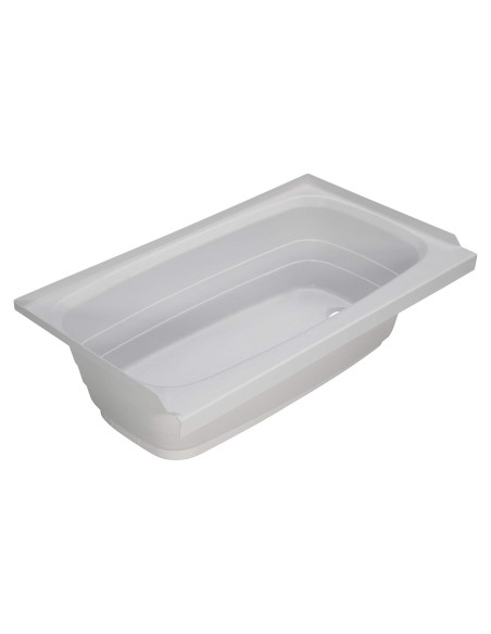 Bañera Lippert 209678 Blanca 61x102 cm Acrílico ABS