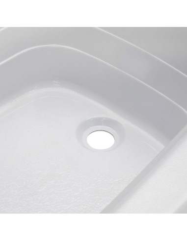 Bañera Lippert 209678 Blanca 61x102 cm Acrílico ABS