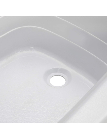 Bañera Lippert 209678 Blanca 61x102 cm Acrílico ABS