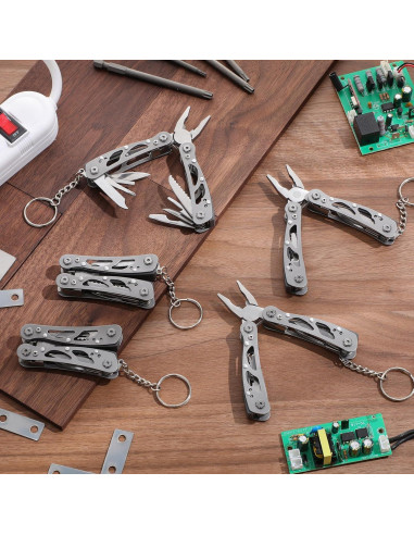 Multiherramienta Compacta Lasnten 6 Piezas Acero Inoxidable