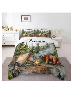 Juego de Ropa de Cama Queen Erosebridal Camping 3 Piezas