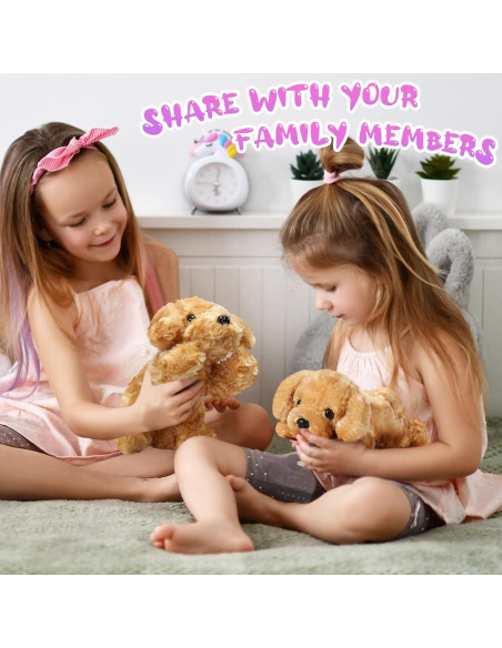 Conjunto 6 Juguetes de Peluche Perro Harrycle 20 cm Suaves Conjunto 6 Juguetes de Peluche Perro Harrycle 20 cm Suaves