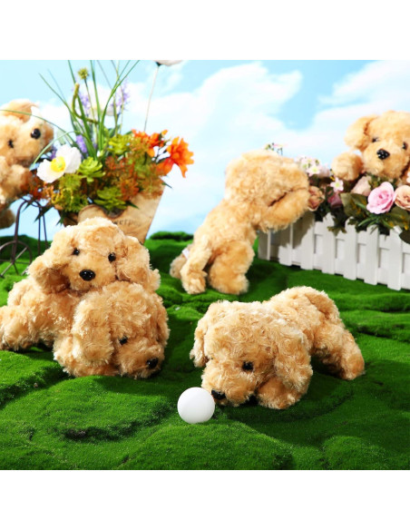 Conjunto 6 Juguetes de Peluche Perro Harrycle 20 cm Suaves Conjunto 6 Juguetes de Peluche Perro Harrycle 20 cm Suaves