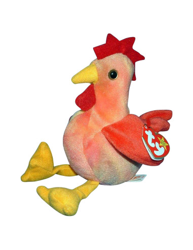 Peluches Ty Beanie Baby Doodle el Gallo 15 cm Nuevo