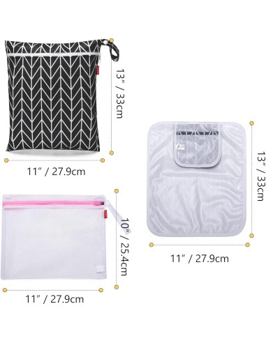 Bolsa Extractor de Leche Damero con Alfombrilla Impermeable