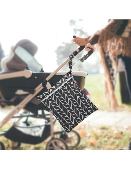 Bolsa Extractor de Leche Damero con Alfombrilla Impermeable