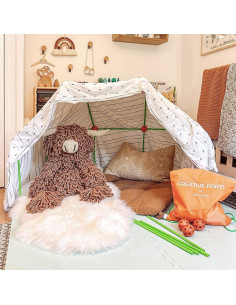 Kit de Construcción de Fortalezas Tiny Land 80 Piezas - Juguete STEM 2