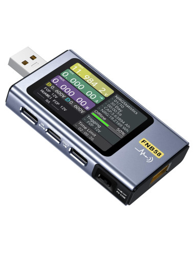 Probador USB FNIRSI FNB58 4-28V 7A LCD Multímetro