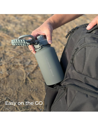 Botella de Agua Acero Inoxidable ZTAR 650 ml Aislada y Magnética