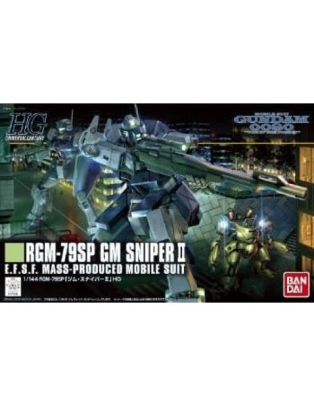 Figura de Acción GM Sniper II 1/144 Bandai HGUC Figura de Acción GM Sniper II 1/144 Bandai HGUC