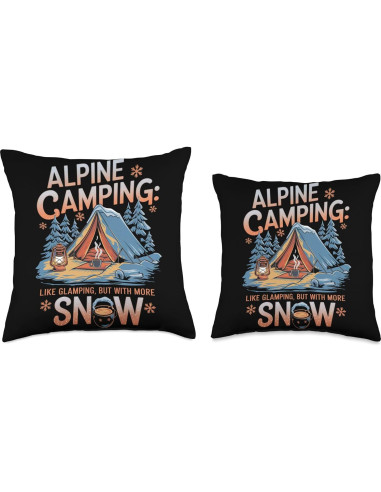 Almohada de Camping Alpino 16x16 cm - Relleno 100% Poliéster