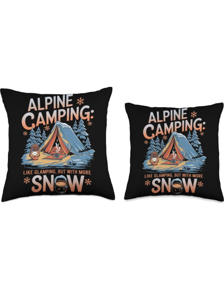 Almohada de Camping Alpino 16x16 cm - Relleno 100% Poliéster
