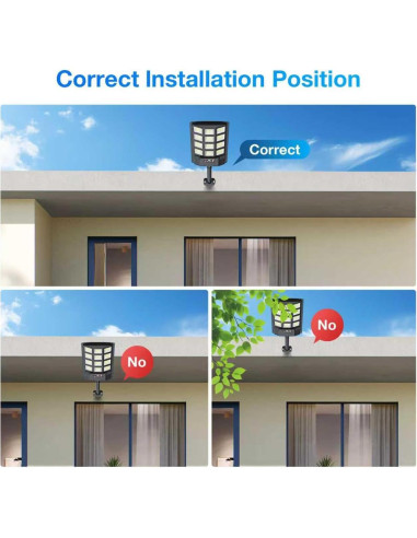 Luces Solares de Calle Heisolcool 50000LM 2PACK LED IP66