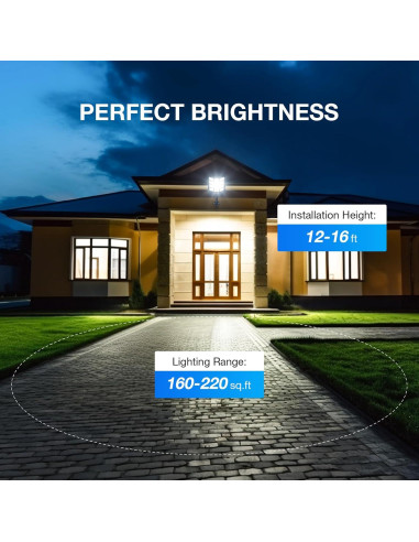 Luces Solares de Calle Heisolcool 50000LM 2PACK LED IP66