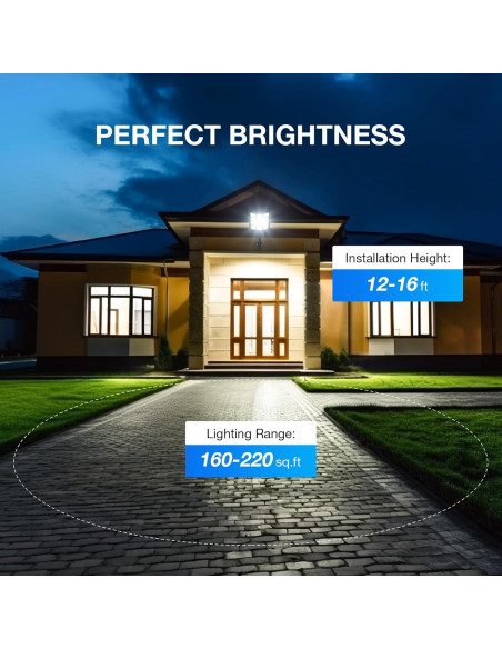 Luces Solares de Calle Heisolcool 50000LM 2PACK LED IP66