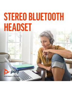 Auricular Bluetooth Poly Voyager Focus 2 UC USB-A ANC Estéreo 2