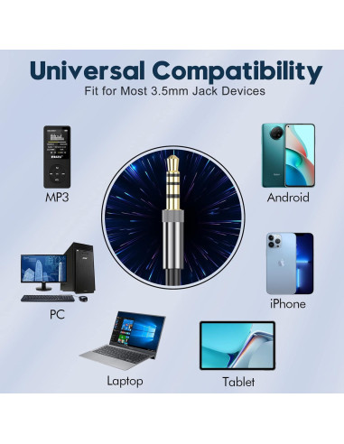 Auriculares Intrauditivos Yatloml EP610 Plata con Micrófono