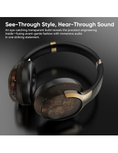 Auriculares Inalámbricos Bluetooth FVYAO V6.0 65H RGB HiFi 2